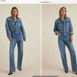 DENIM JUMPSUIT BY FAVORITE DAUGHTER